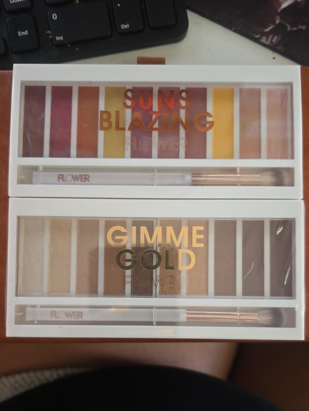Flower Suns Blazing & Gimme Gold Eyeshadow Duo Palette - Multi